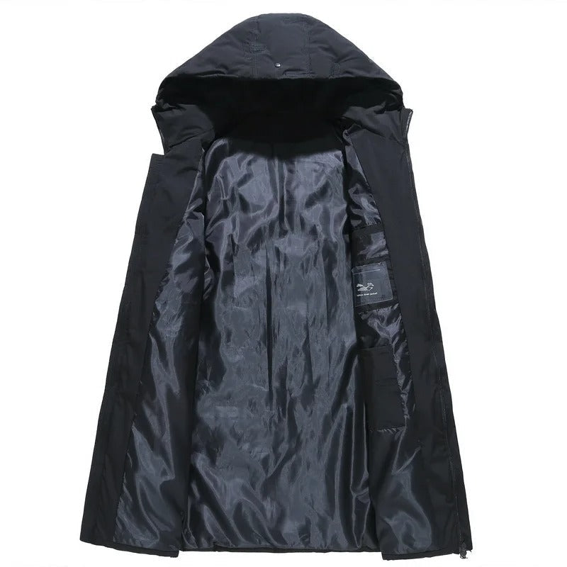 Long Winter Jacket Khaki