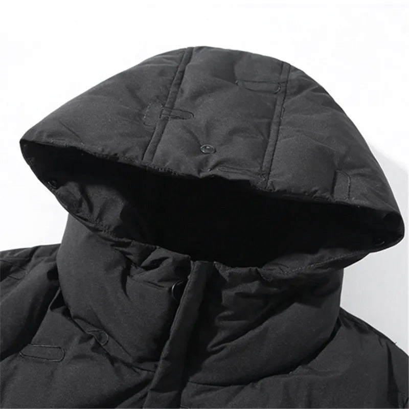 Long Winter Jacket Khaki