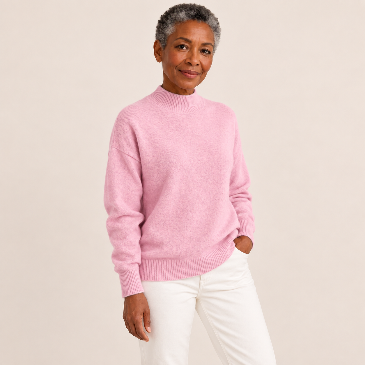Maria-Alexandra – Pullover – Hellrosa
