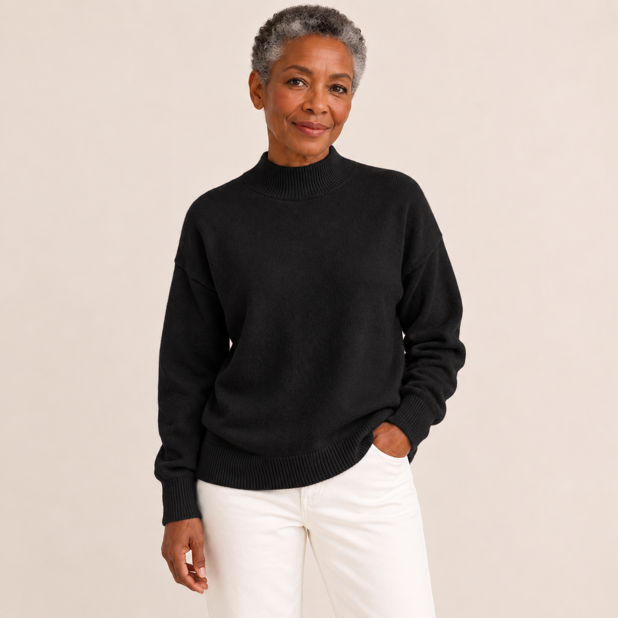 Maria-Alexandra – Pullover – Schwarz