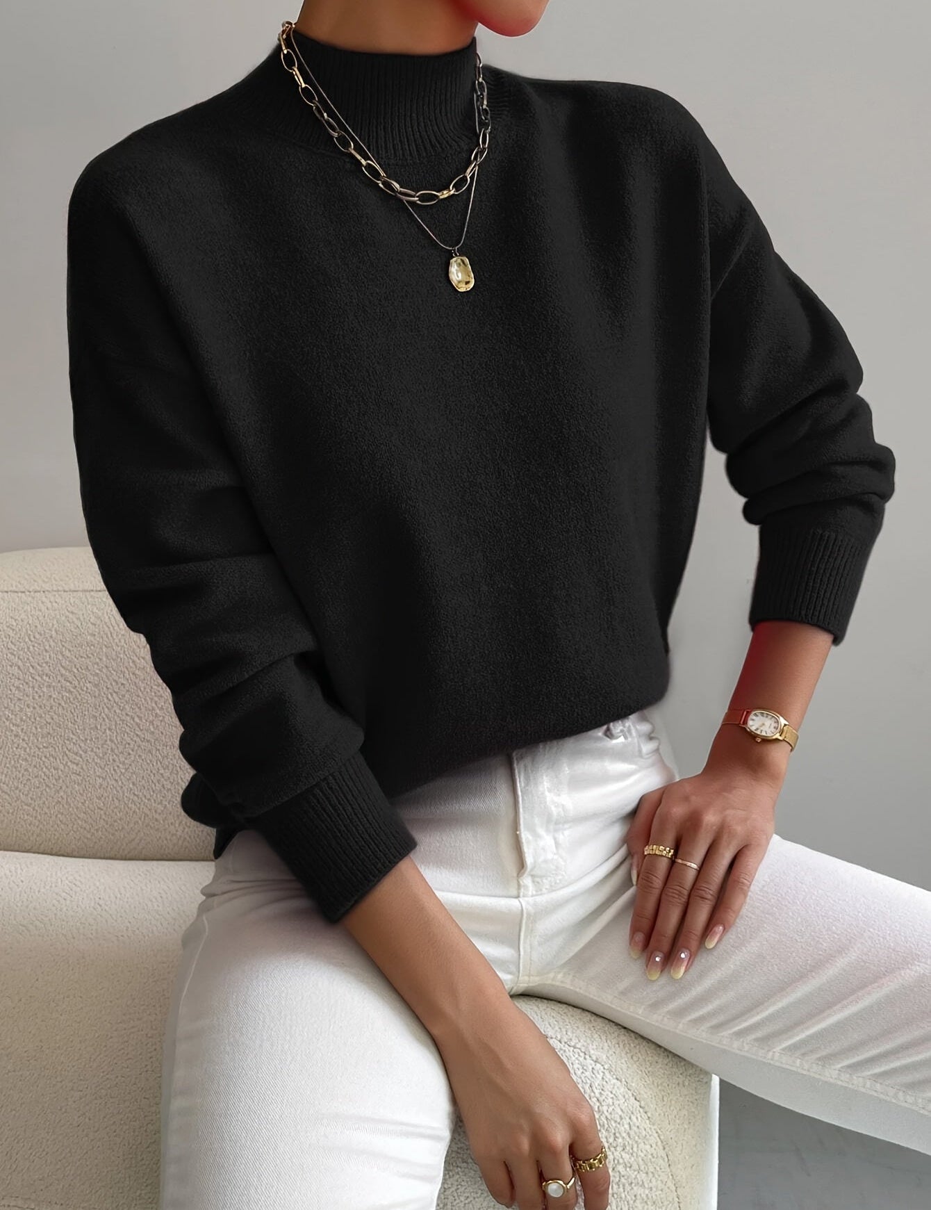 Maria-Alexandra | Eleganter und warmer Pullover