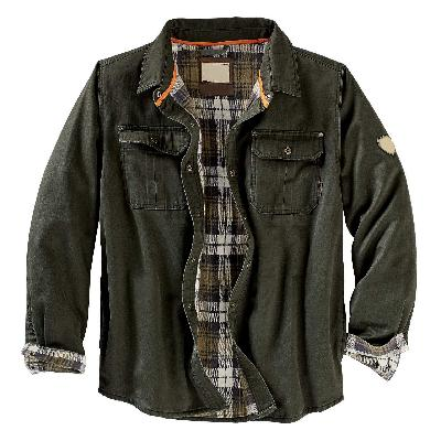 Herren-Langarmjacke | Knöpfe und Fronttaschen