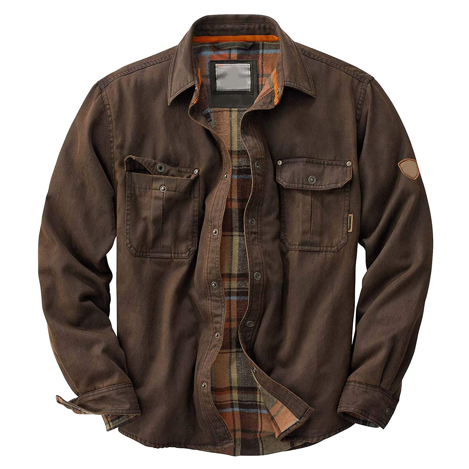 Herren-Langarmjacke | Knöpfe und Fronttaschen