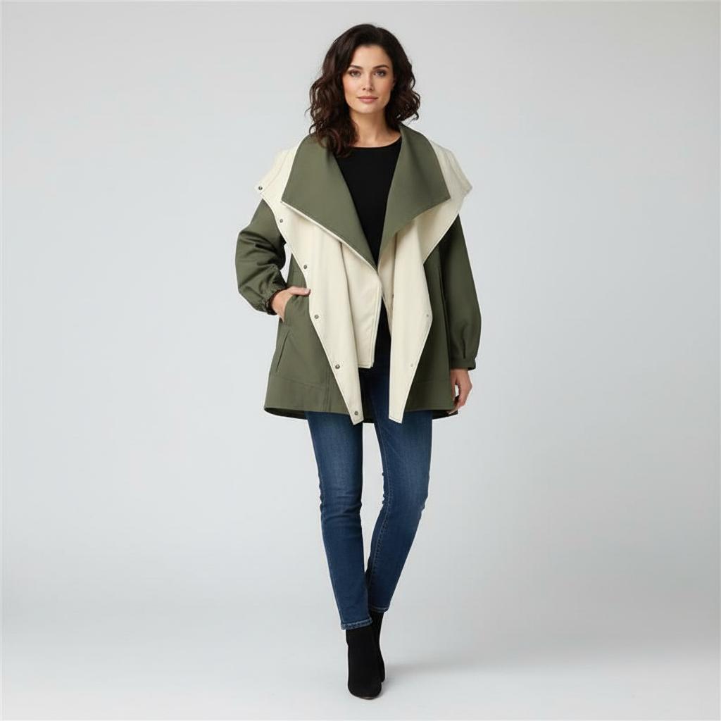 Miruna – Moderne Jacke mit elegantem Design – Grün – Bild 1