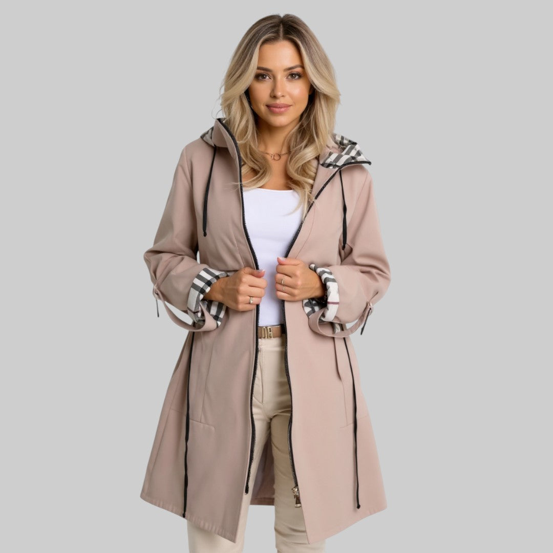 Natalia | Palton modern cu fermoar - imagine 5