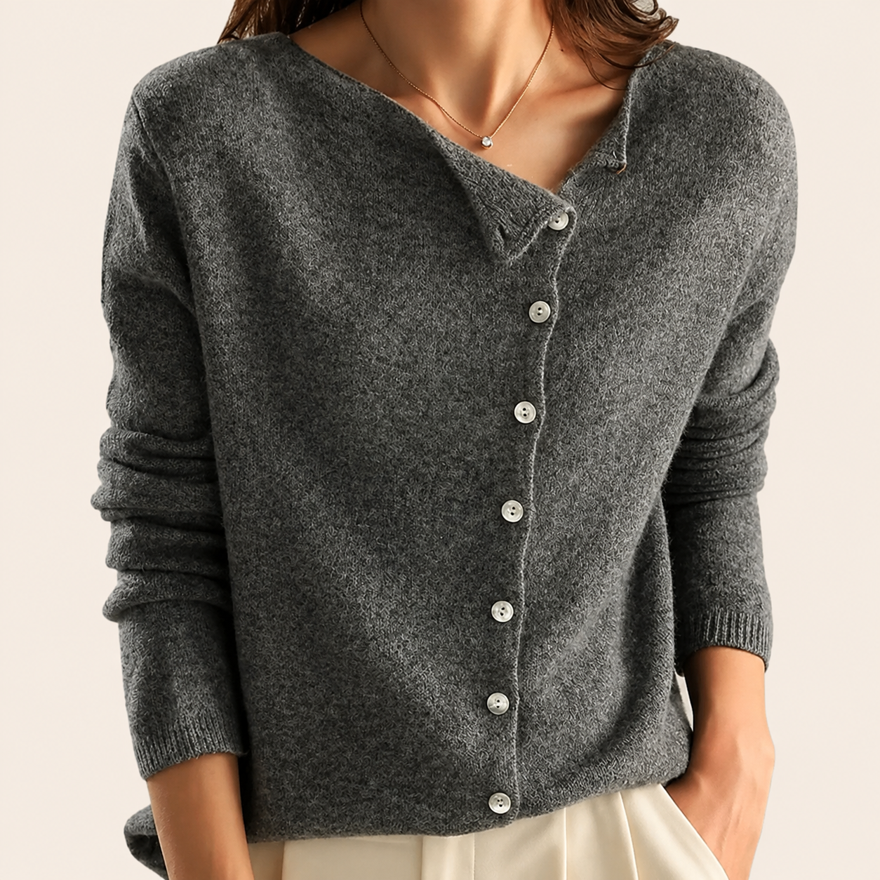 Paige | Kuscheliger Cardigan – uniforme Produktaufnahme
