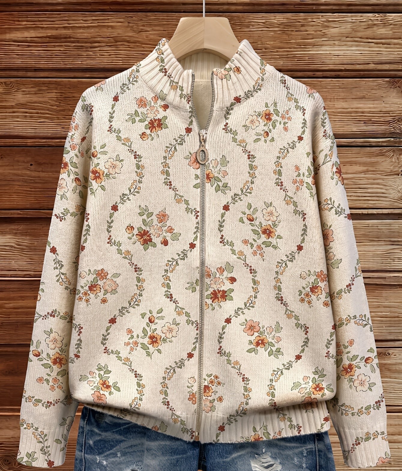 Persephone | Cardigan mit Blumenprint – Bild 2