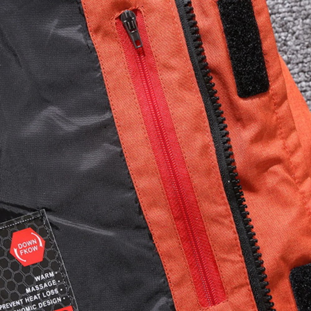 Paul - Wind- and Water-Resistant Down Jacket Orange
