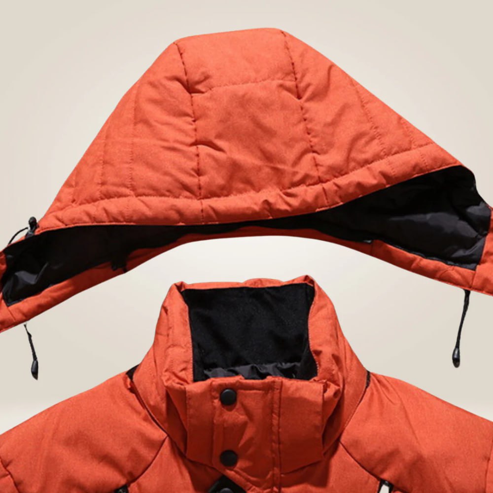 Paul - Wind- and Water-Resistant Down Jacket Orange