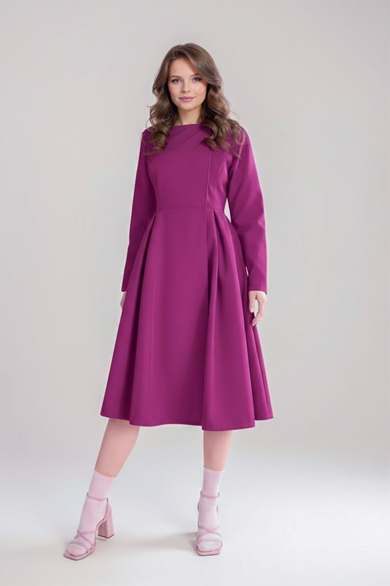 Raina palton impermeabil magenta - imagine 8