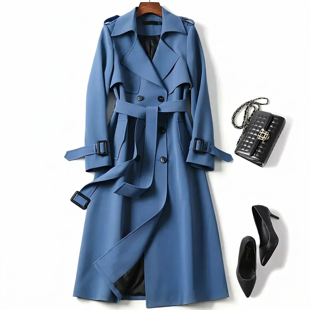 Gabriela-Maria – Klassischer Trenchcoat mit Design – Bild 3
