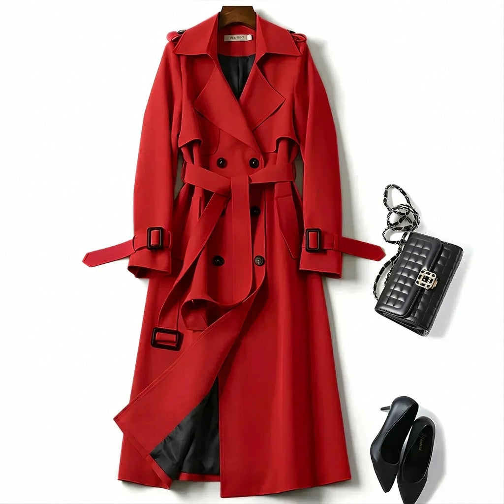 Gabriela-Maria – Klassischer Trenchcoat mit Design – Bild 6