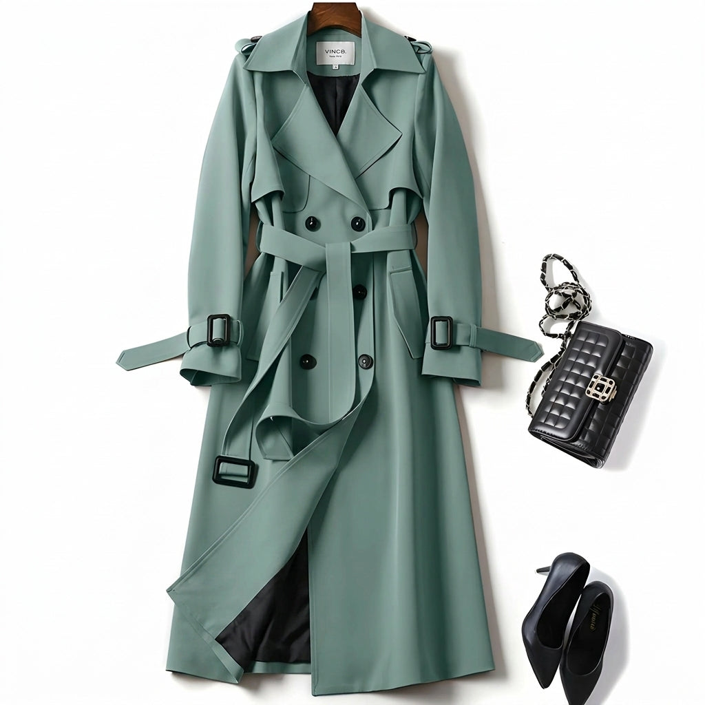 Gabriela-Maria – Klassischer Trenchcoat mit Design – Bild 4