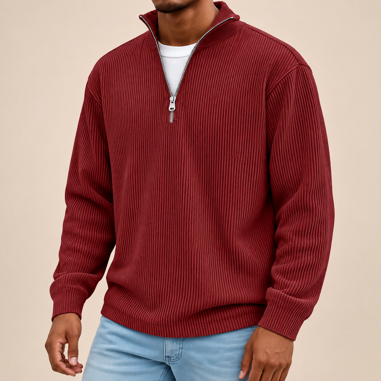 Silviu Pullover – Rot