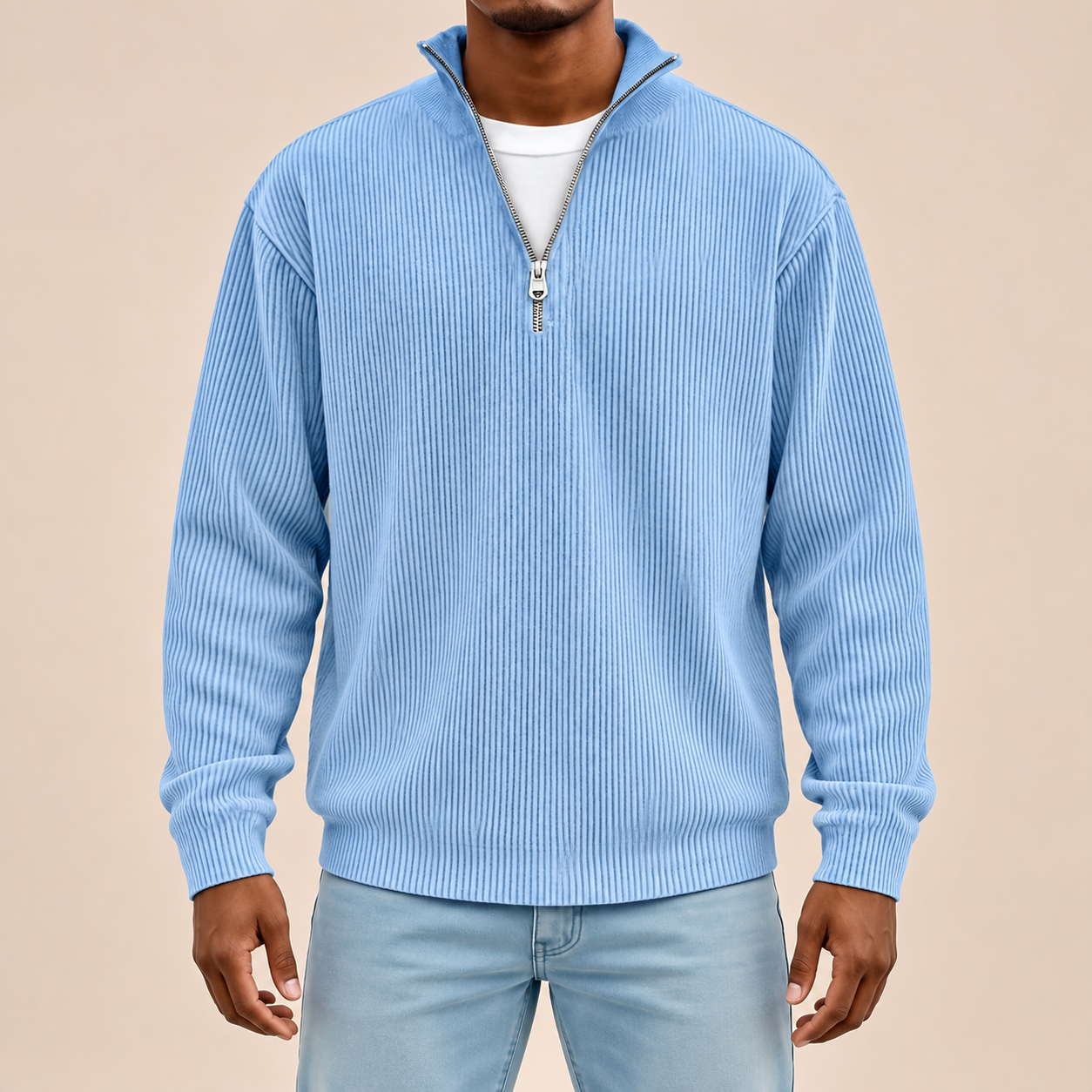 Silviu Pullover – Blau Hauptbild