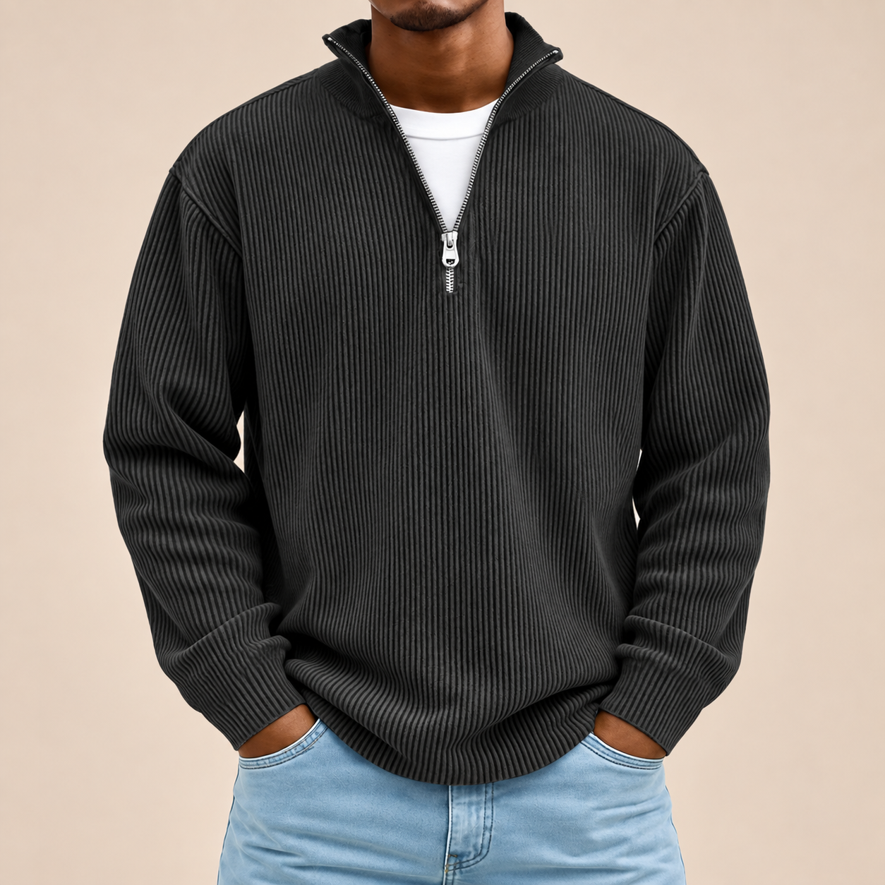 Silviu Pullover – Schwarz