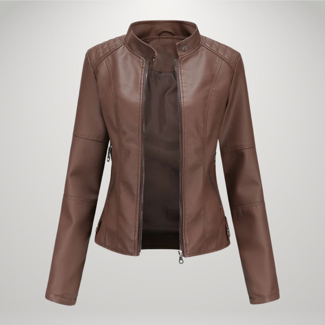 Manuela – Vielseitige Premium-Kunstlederjacke – Bild 8