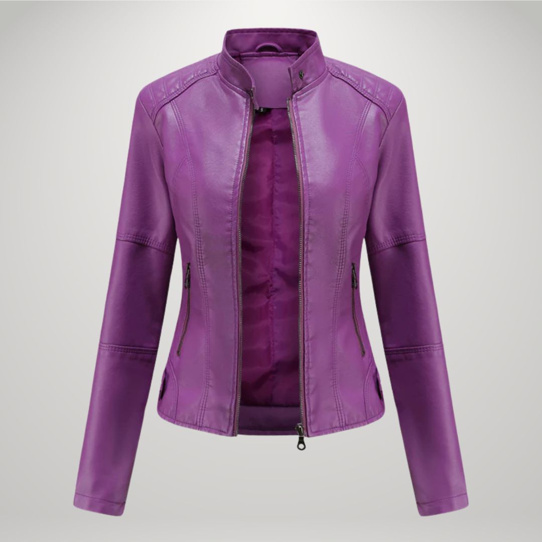 Manuela – Vielseitige Premium-Kunstlederjacke – Bild 9