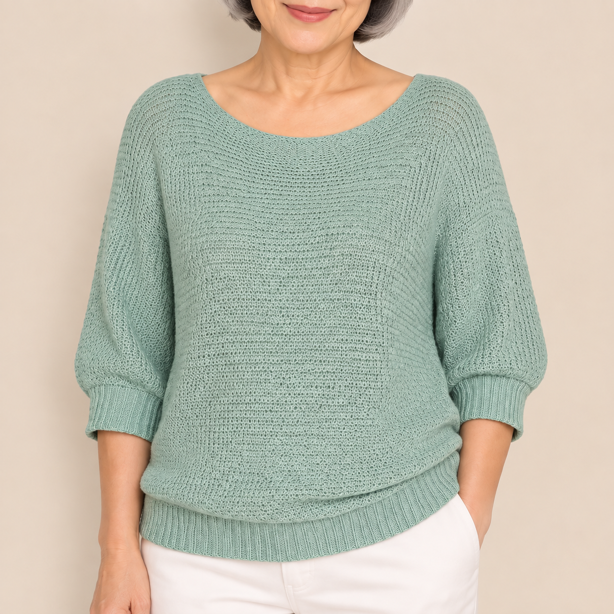 Teodora – Pullover – Grün – Produktansicht