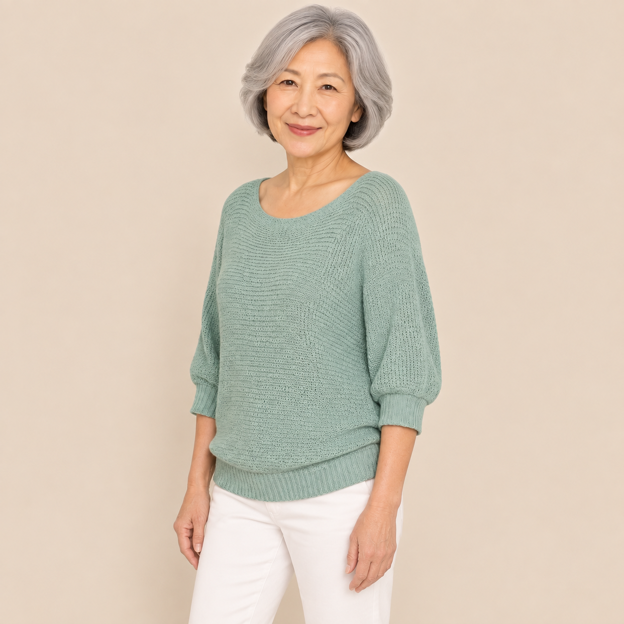 Teodora – Pullover – Grün – weitere Pose