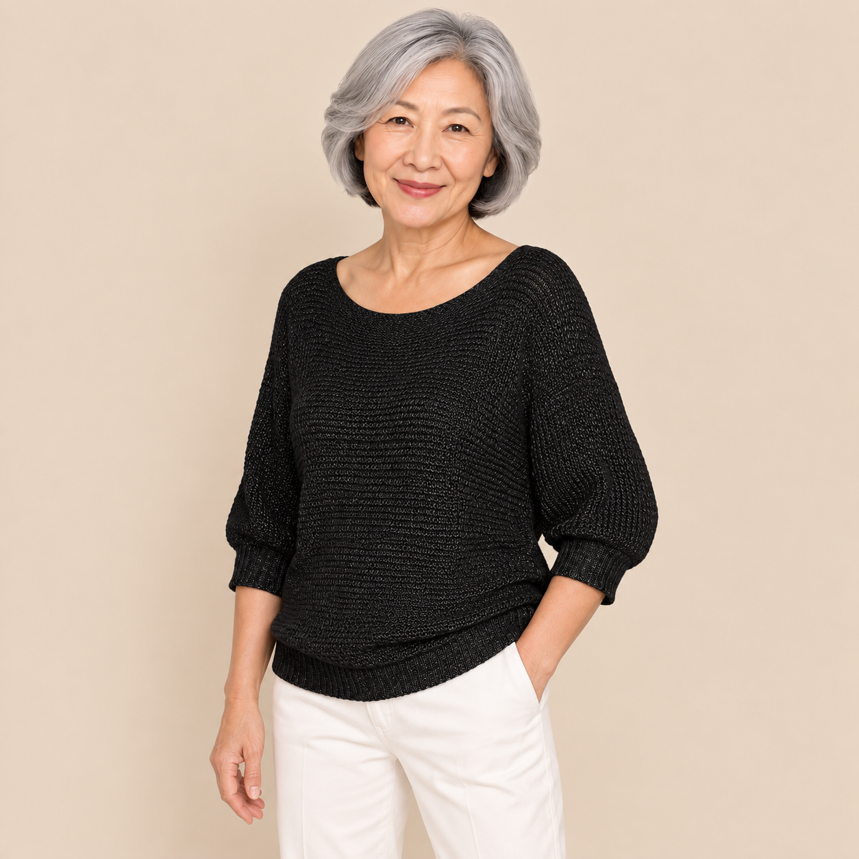 Teodora – Pullover – Schwarz