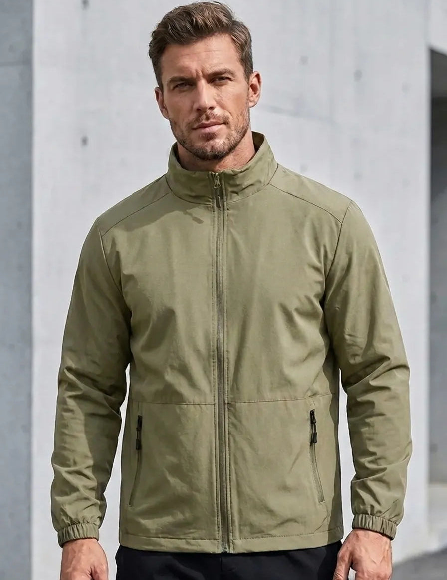 Adam Herren Sommerjacke in Khaki