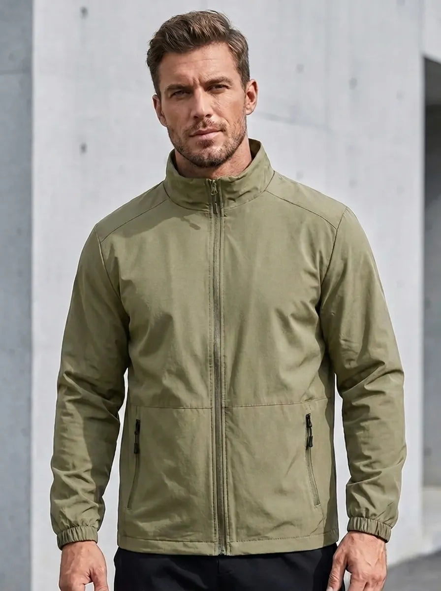 Adam Herren Sommerjacke in Khaki