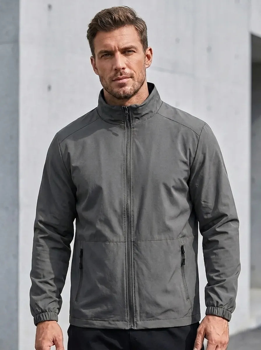 Adam Herren Sommerjacke in Grau