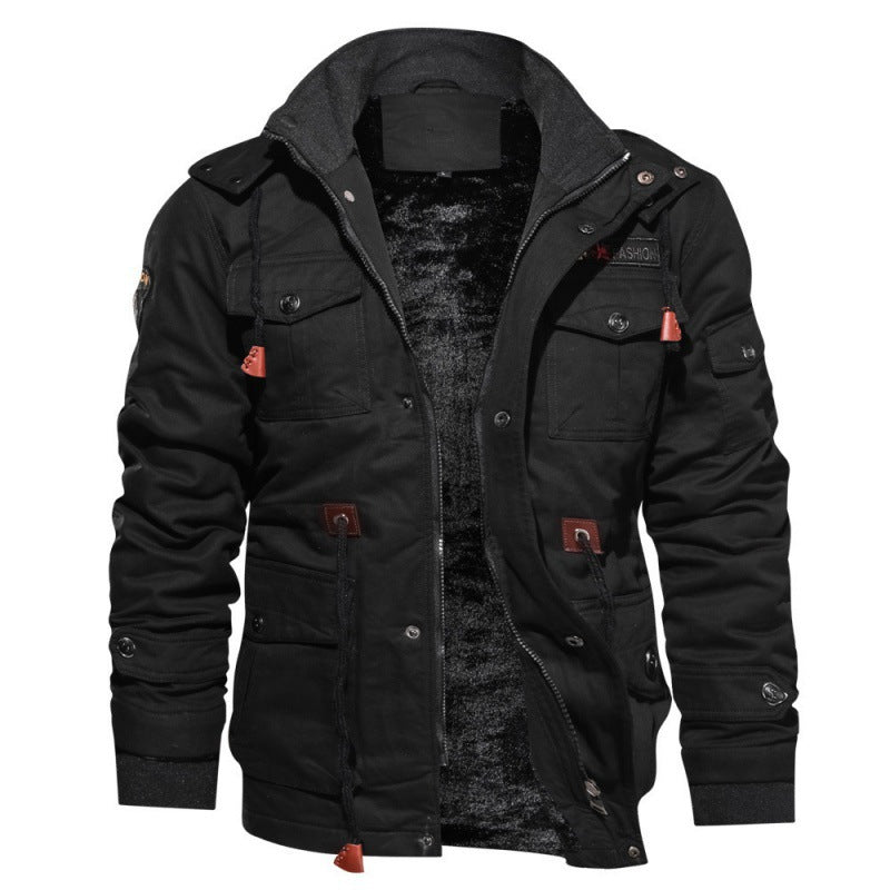Alessandro Herren Winterjacke in Schwarz