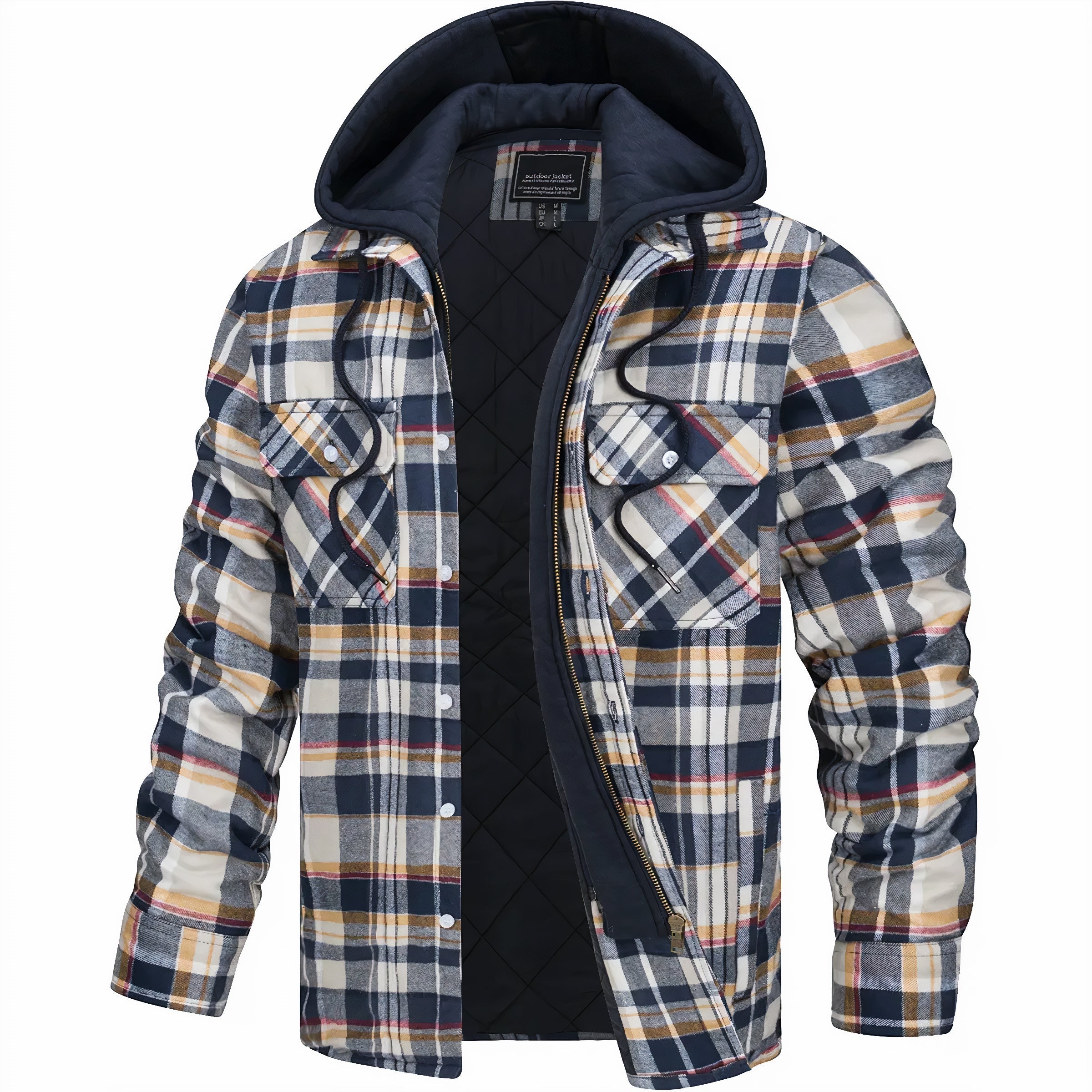 Alessio Herren Holzfällerjacke in Gelb