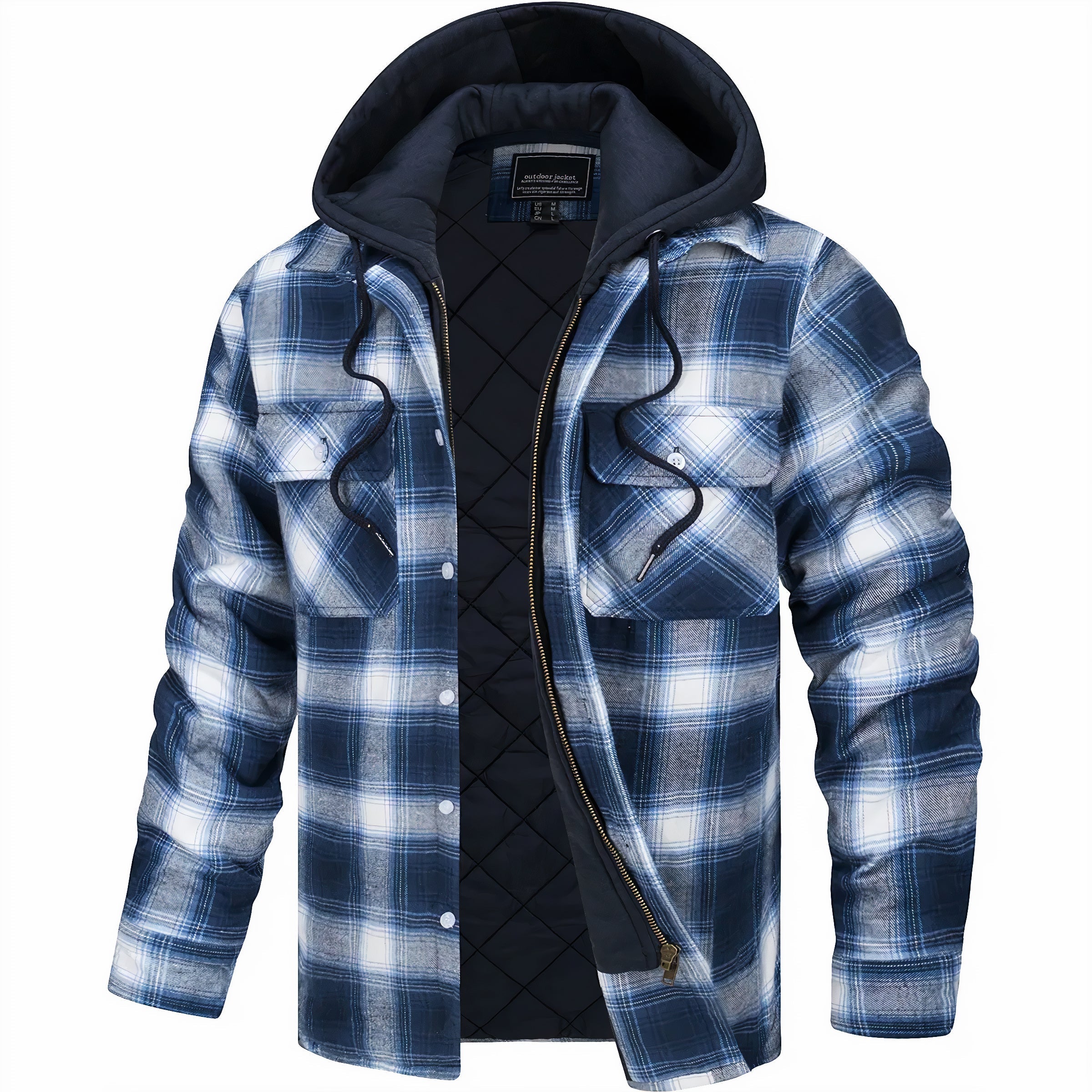 Alessio Herren Holzfällerjacke in Dunkelblau