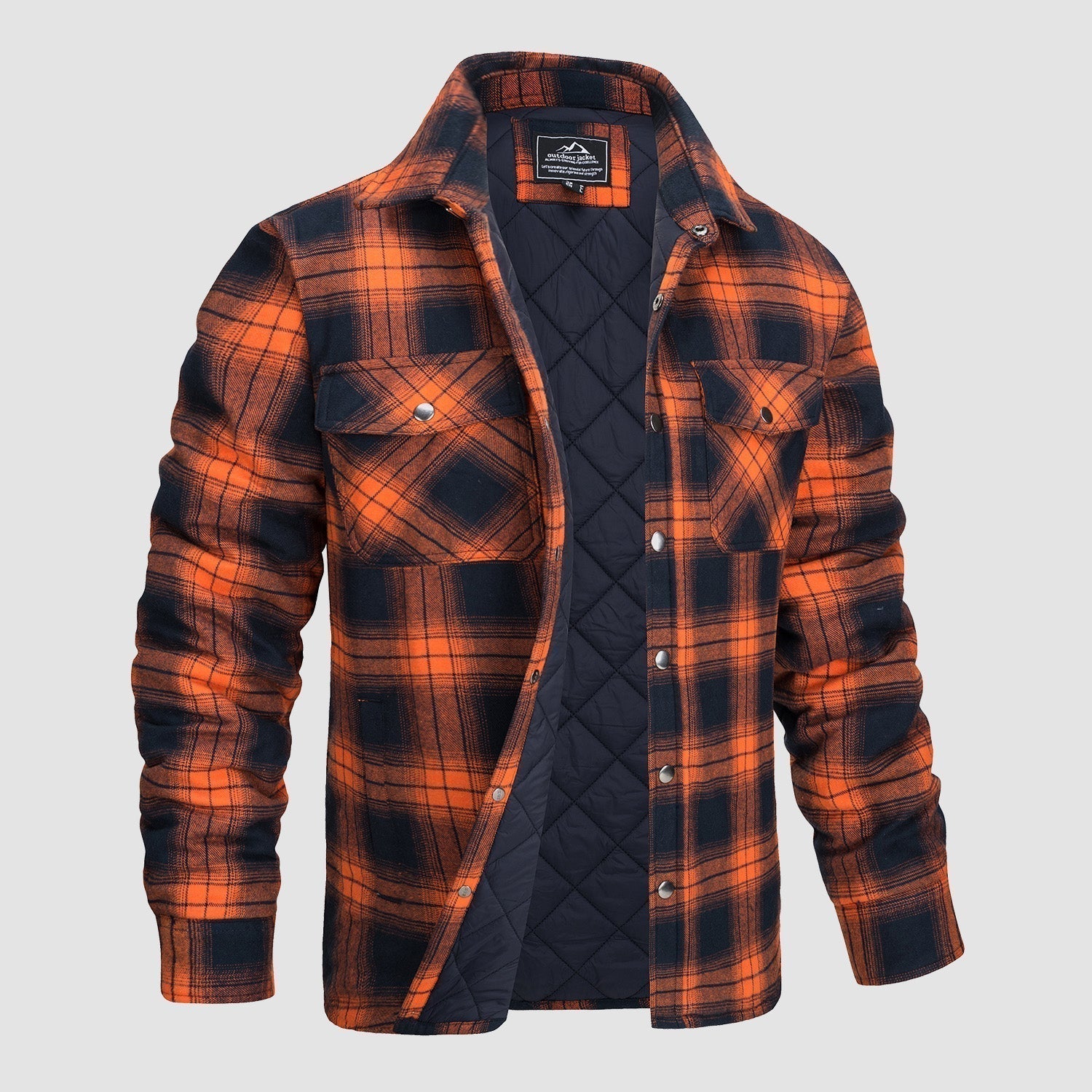 Alessio | Gefütterte Flanelljacke – Produktansicht 1