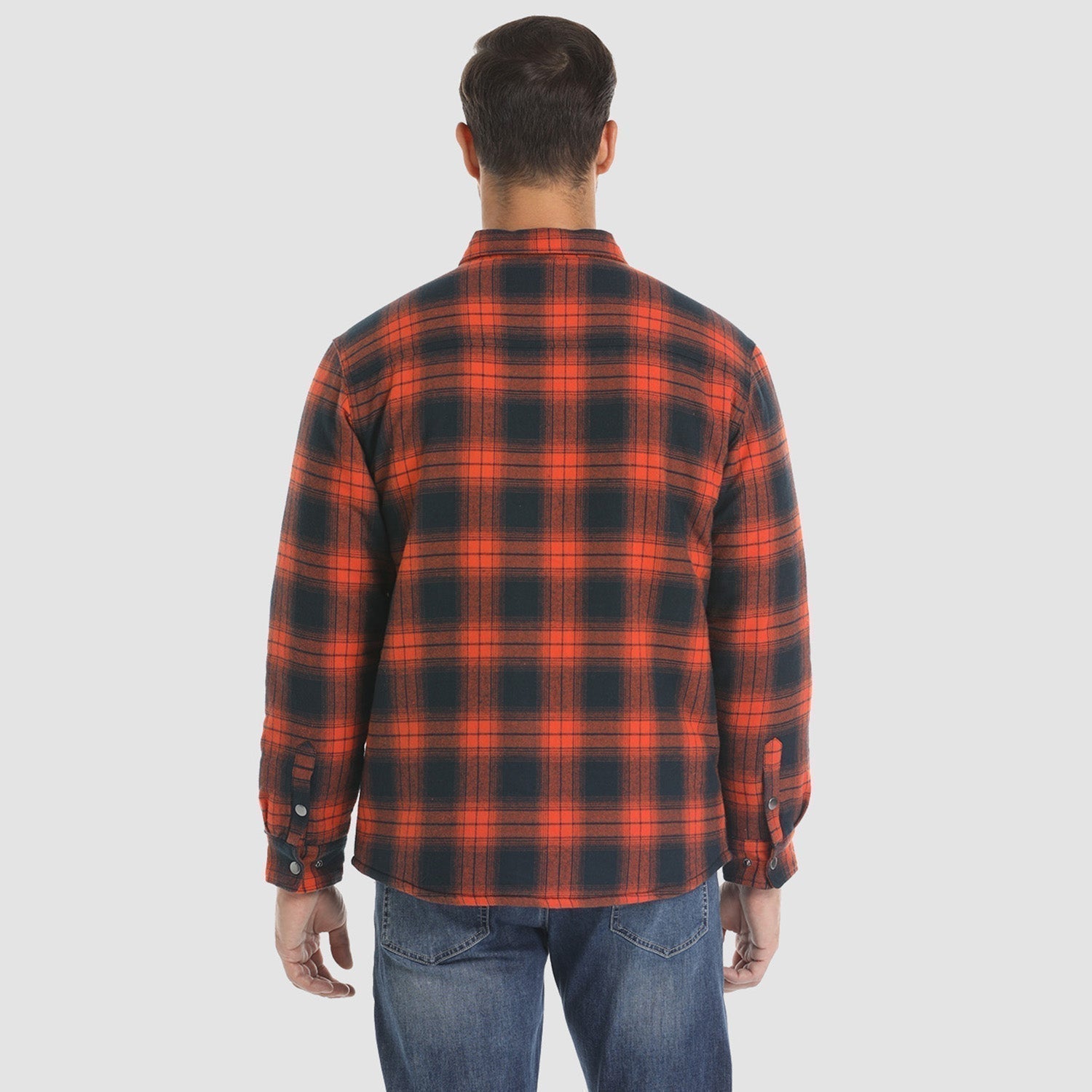 Alessio | Gefütterte Flanelljacke – Produktansicht 4