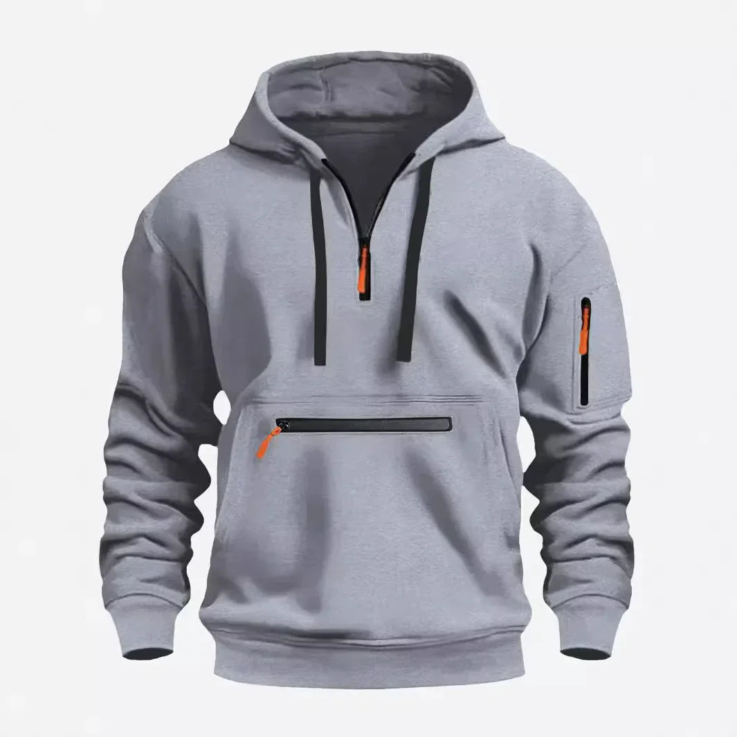 AlpenNord | Kapuzen-Zip-Up-Sweatshirt – Produktansicht 4
