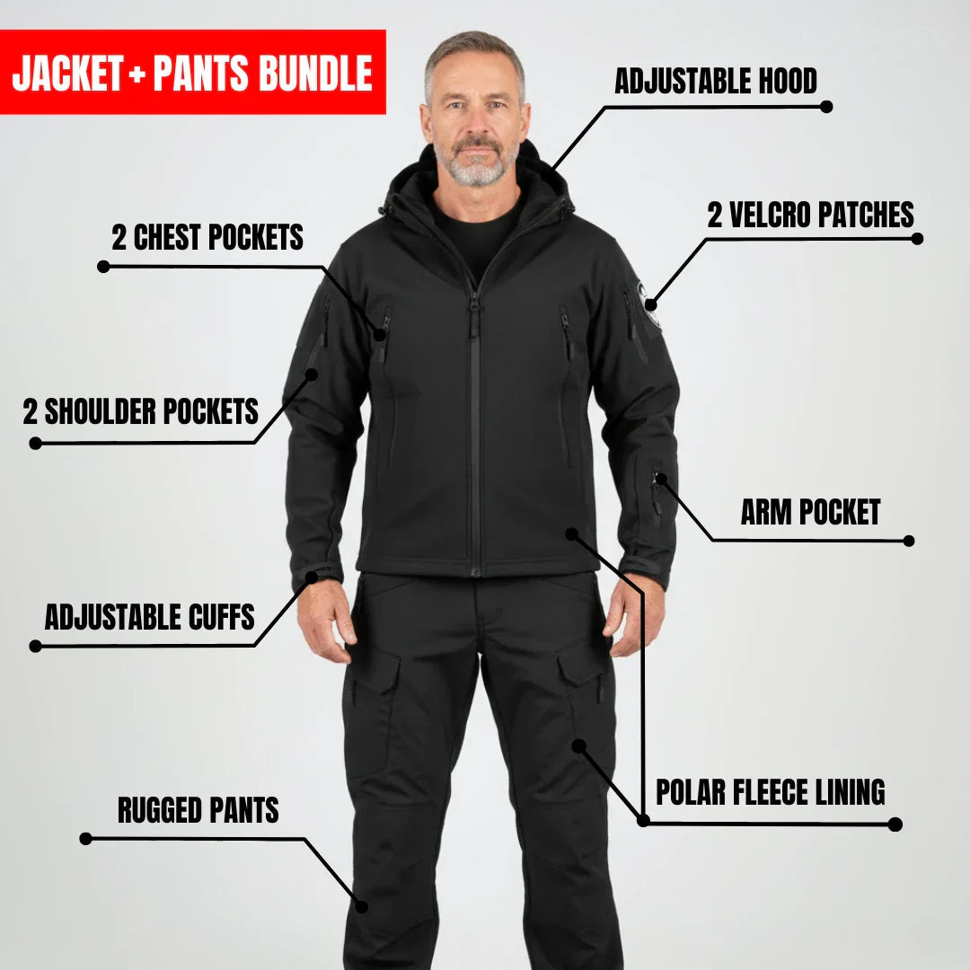 Alpha One | Wasserdichte Softshell-Jacke und Hose – Produktansicht 6