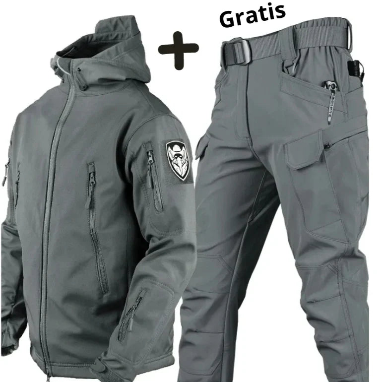 Athen | Windbreaker-Jacke mit Softshell-Hose – Produktansicht 4
