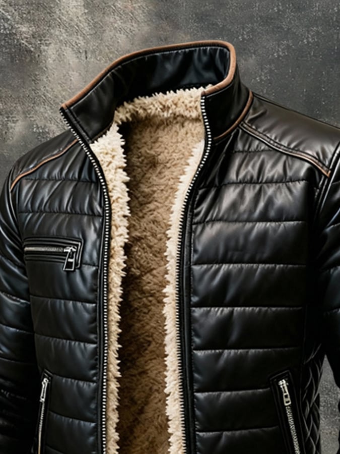 Brunon | Premium-Steppjacke mit Plüschfutter – Produktansicht 2