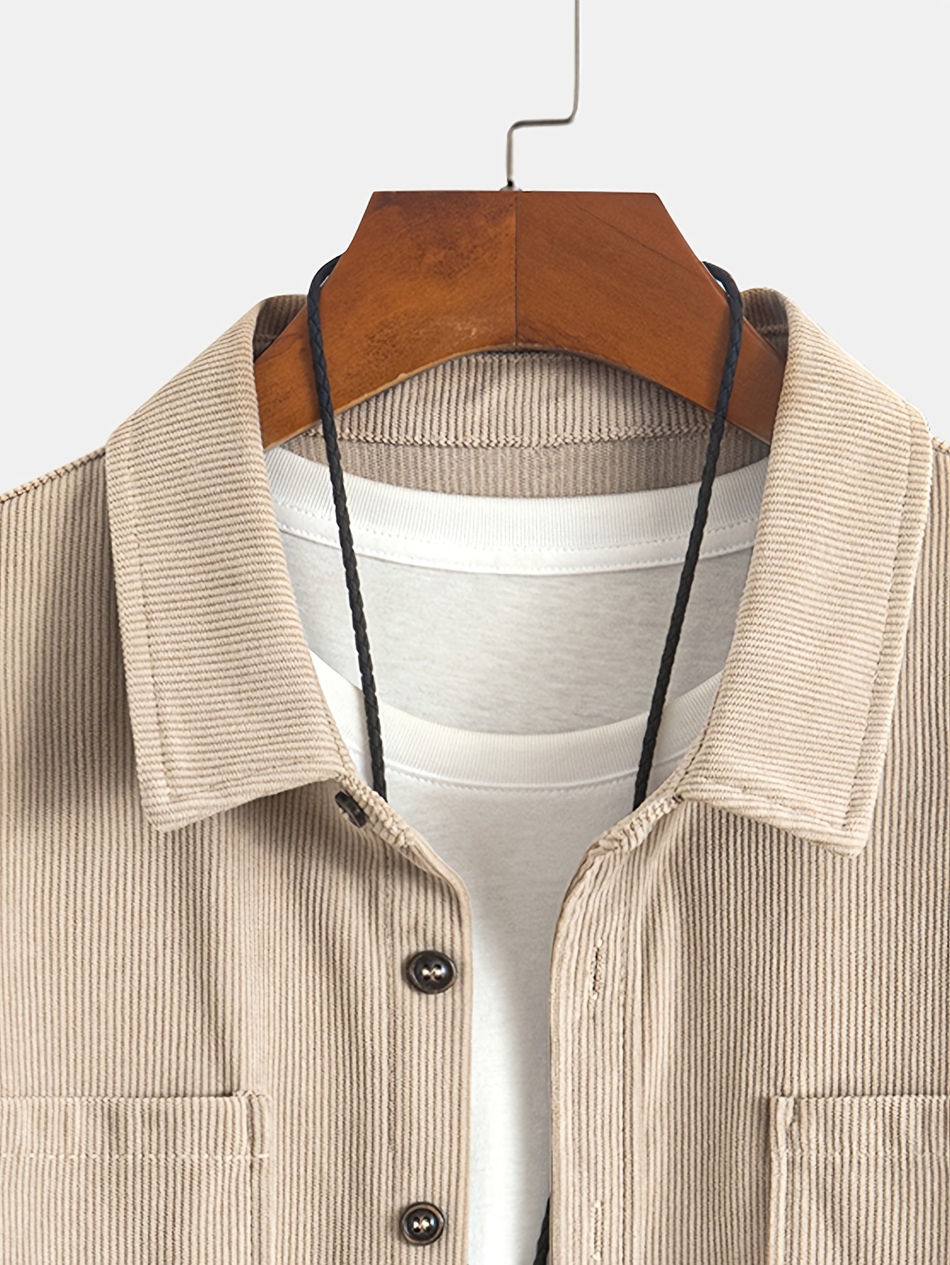 Bryce | Langarm-Overshirt mit Taschen – Produktansicht 3