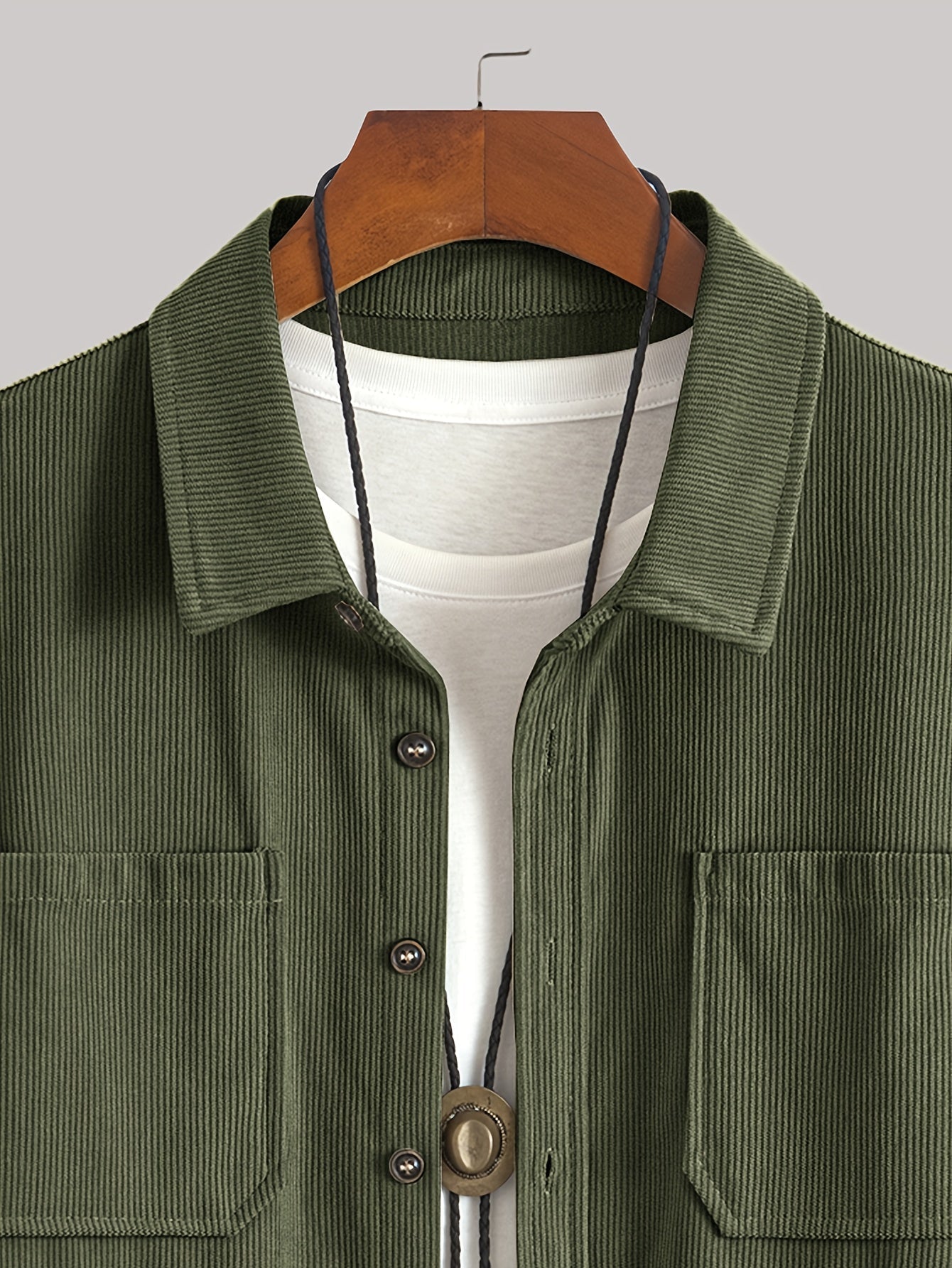 Bryce | Langarm-Overshirt mit Taschen – Produktansicht 11