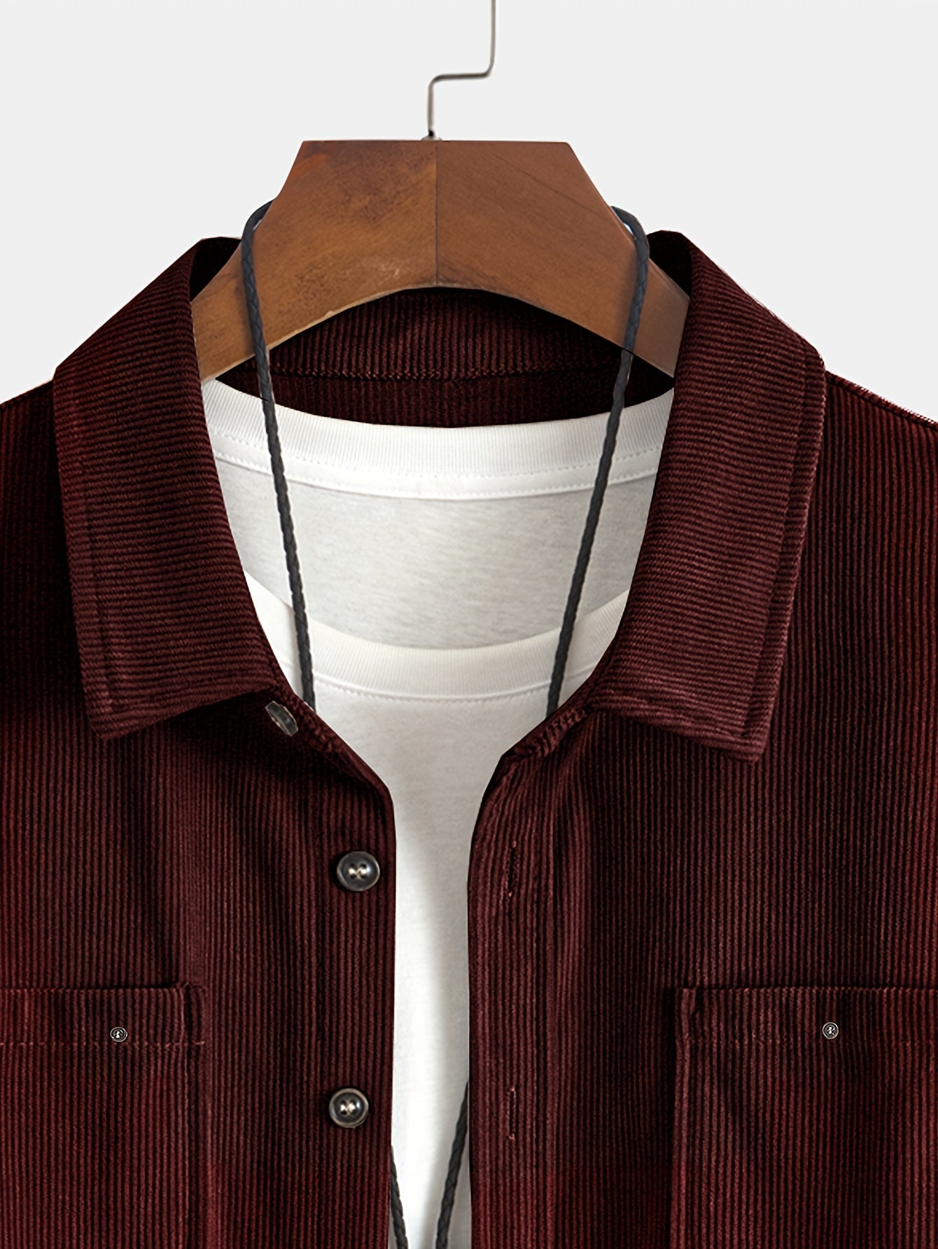 Bryce | Langarm-Overshirt mit Taschen – Produktansicht 40