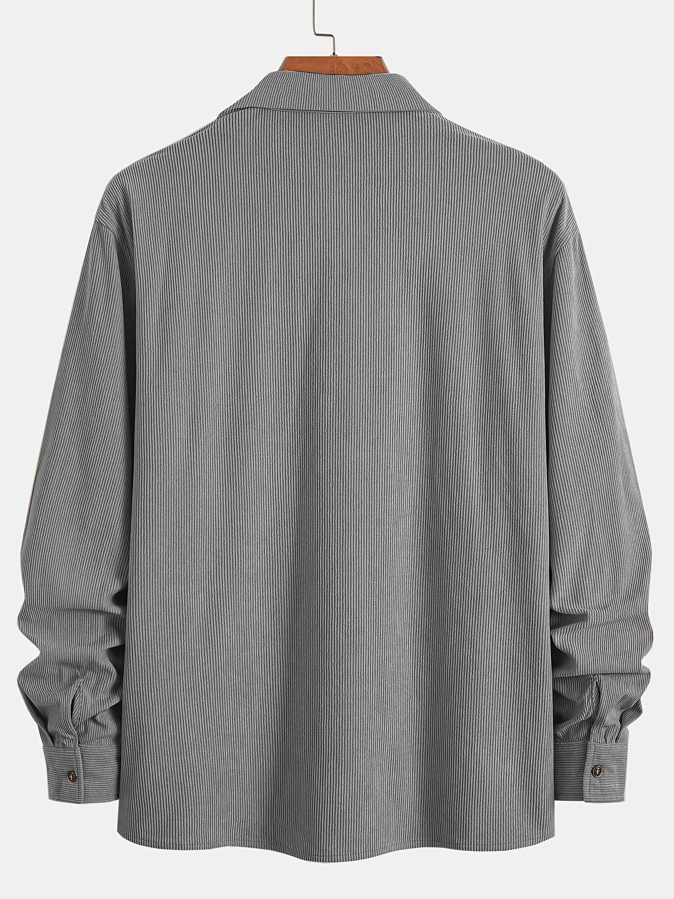 Bryce | Langarm-Overshirt mit Taschen – Produktansicht 44