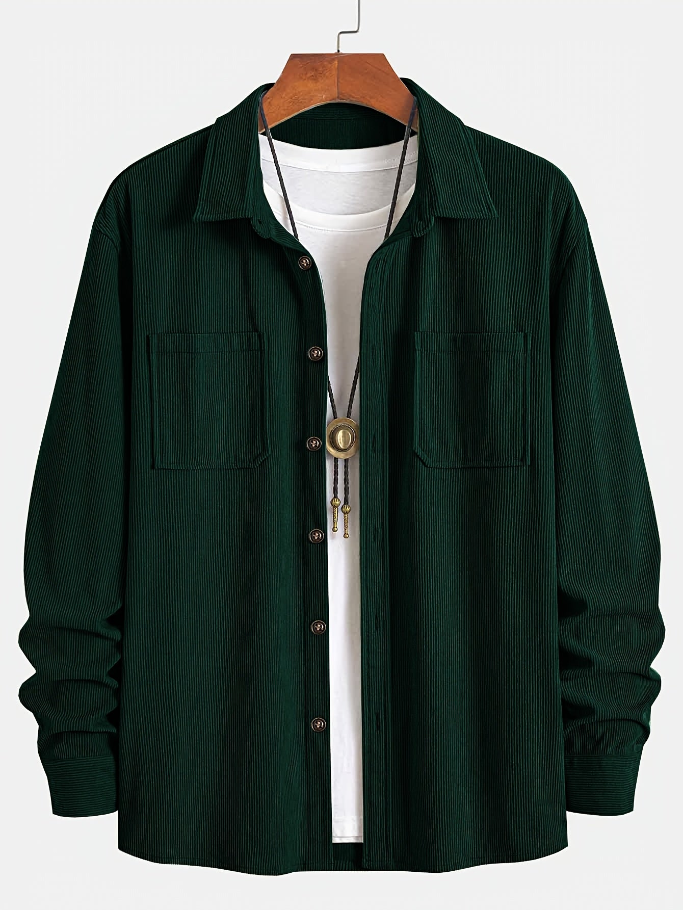 Bryce | Langarm-Overshirt mit Taschen – Produktansicht 52