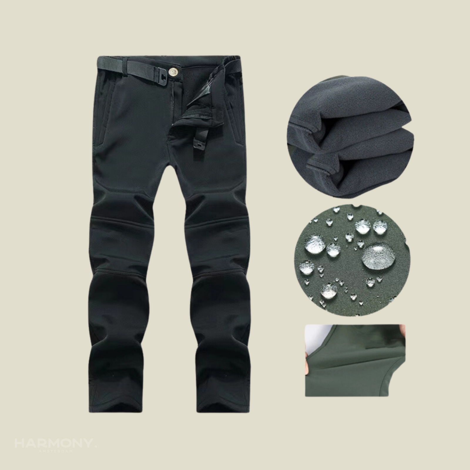 Carlo | Wasserabweisender Militäranzug mit Fleecepullover – Produktansicht 5