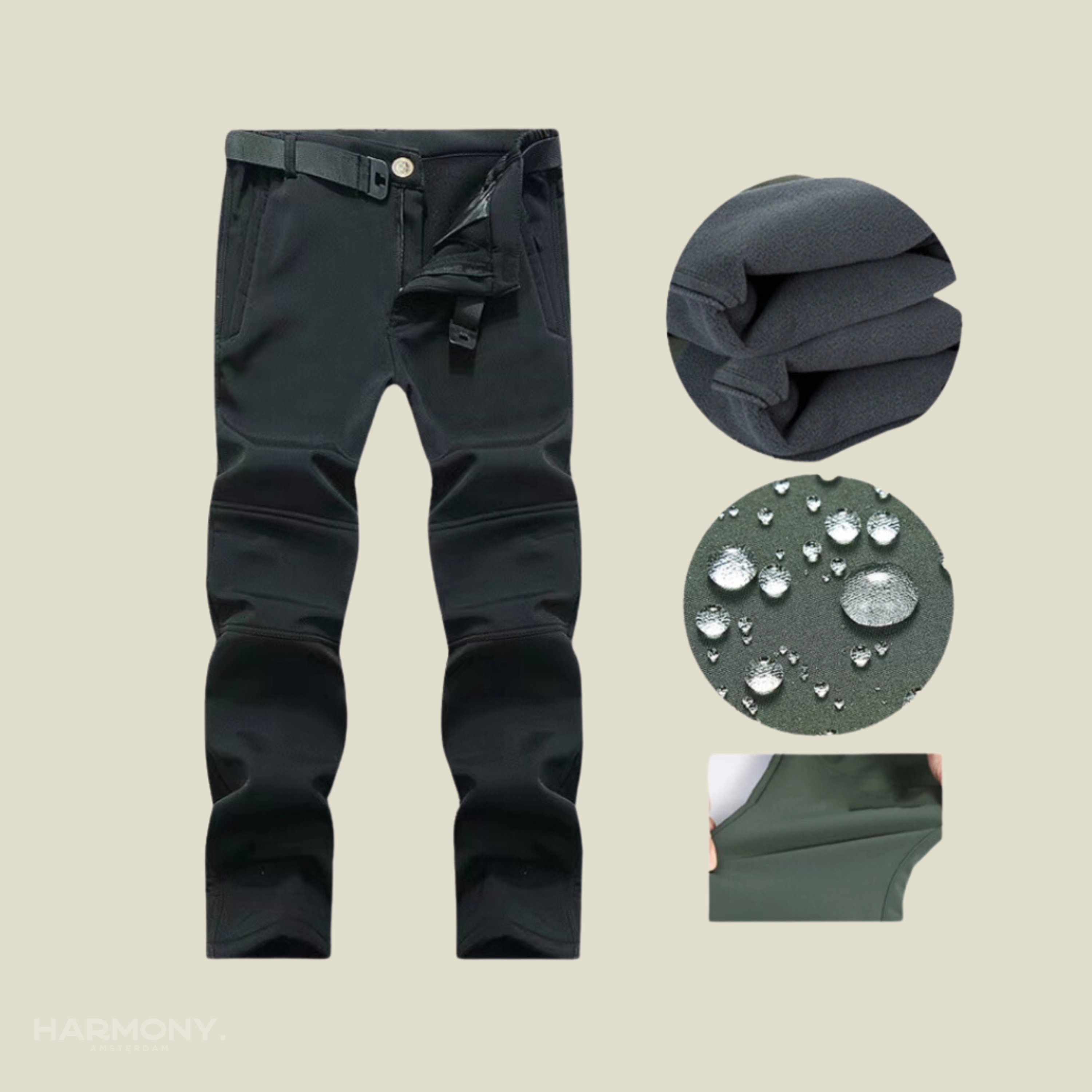 Carlo | Wasserabweisender Militäranzug mit Fleecepullover – Produktansicht 5