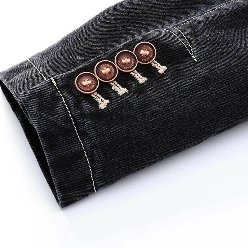 Chloe | Urbane Jeansjacke – Produktansicht 9