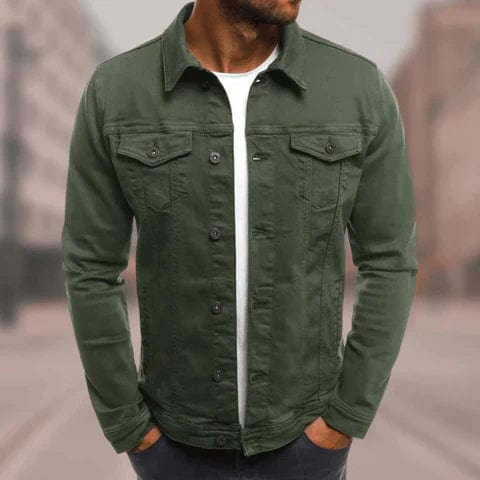 Herren-Streetwear-Jacke mit Knöpfen – Produktansicht 1