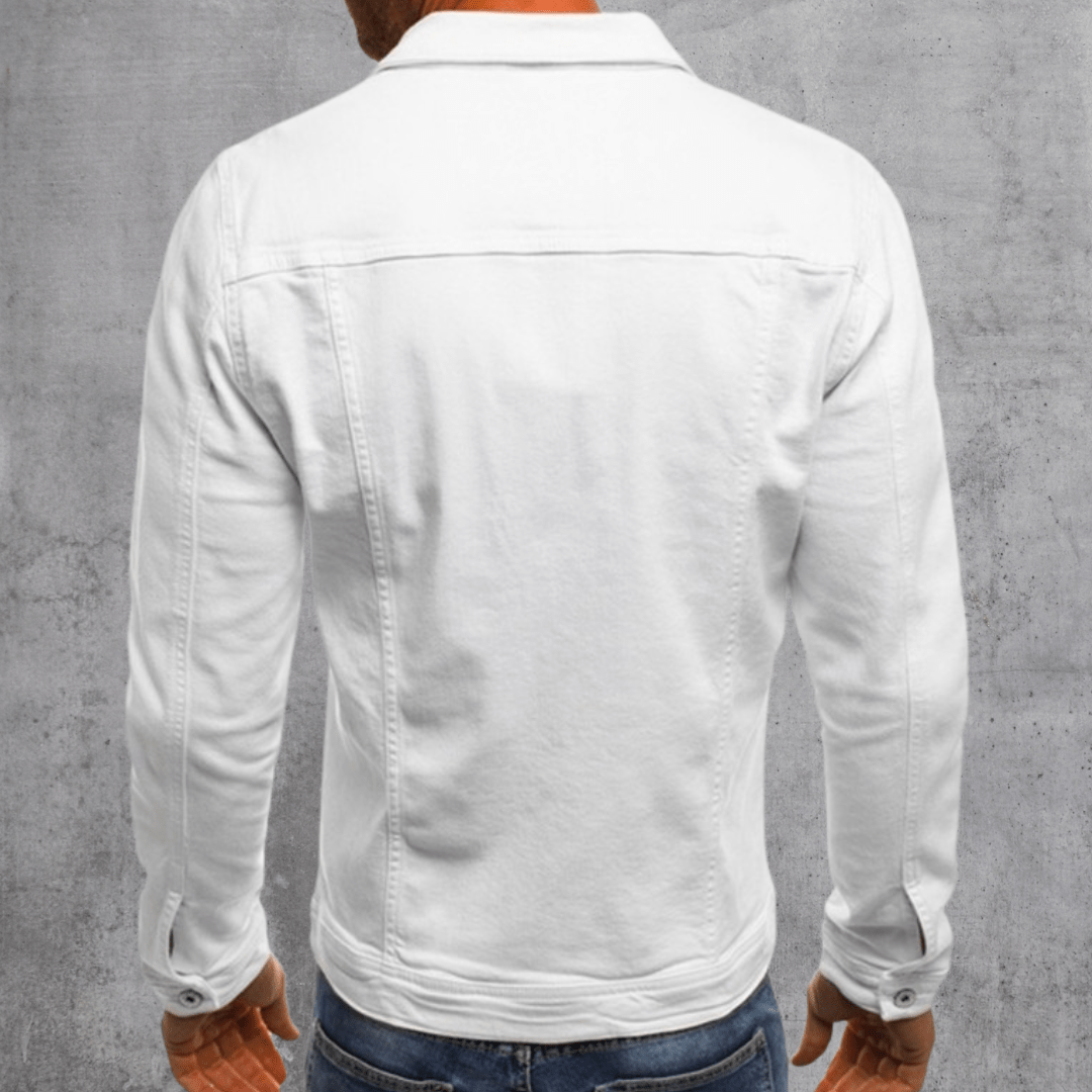 Herren-Streetwear-Jacke mit Knöpfen – Produktansicht 6