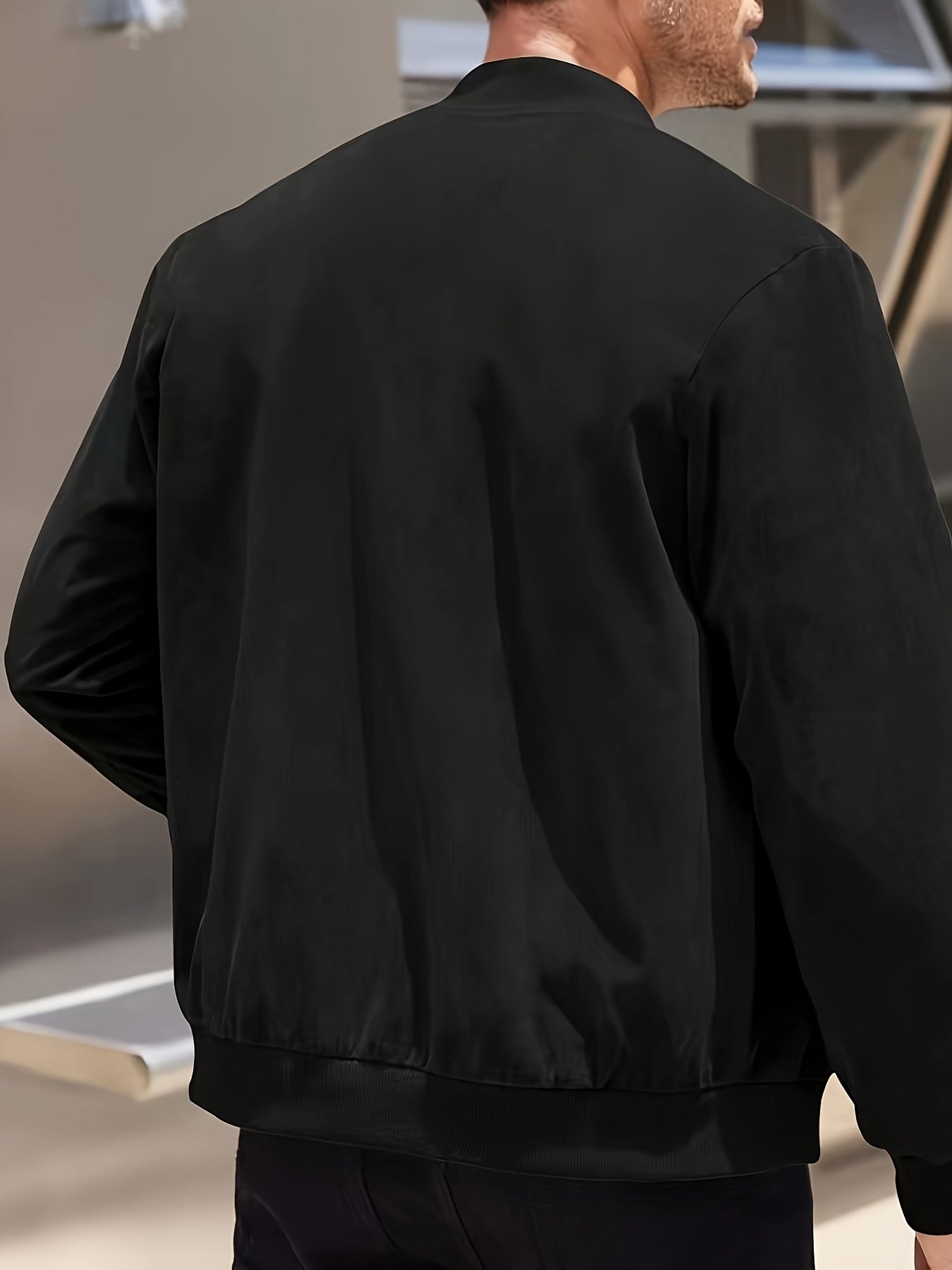 Dex | Herren-Zipperjacke in Wildleder-Optik – Produktansicht 6