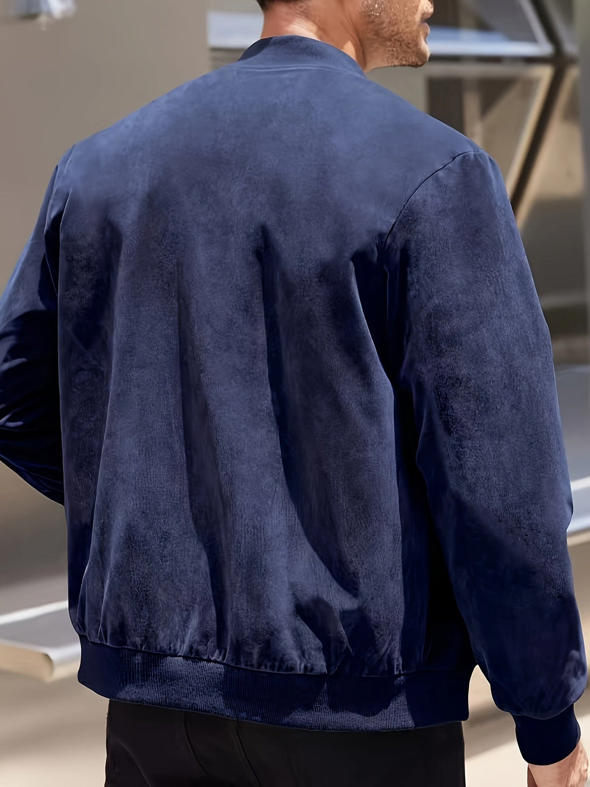 Dex | Herren-Zipperjacke in Wildleder-Optik – Produktansicht 10