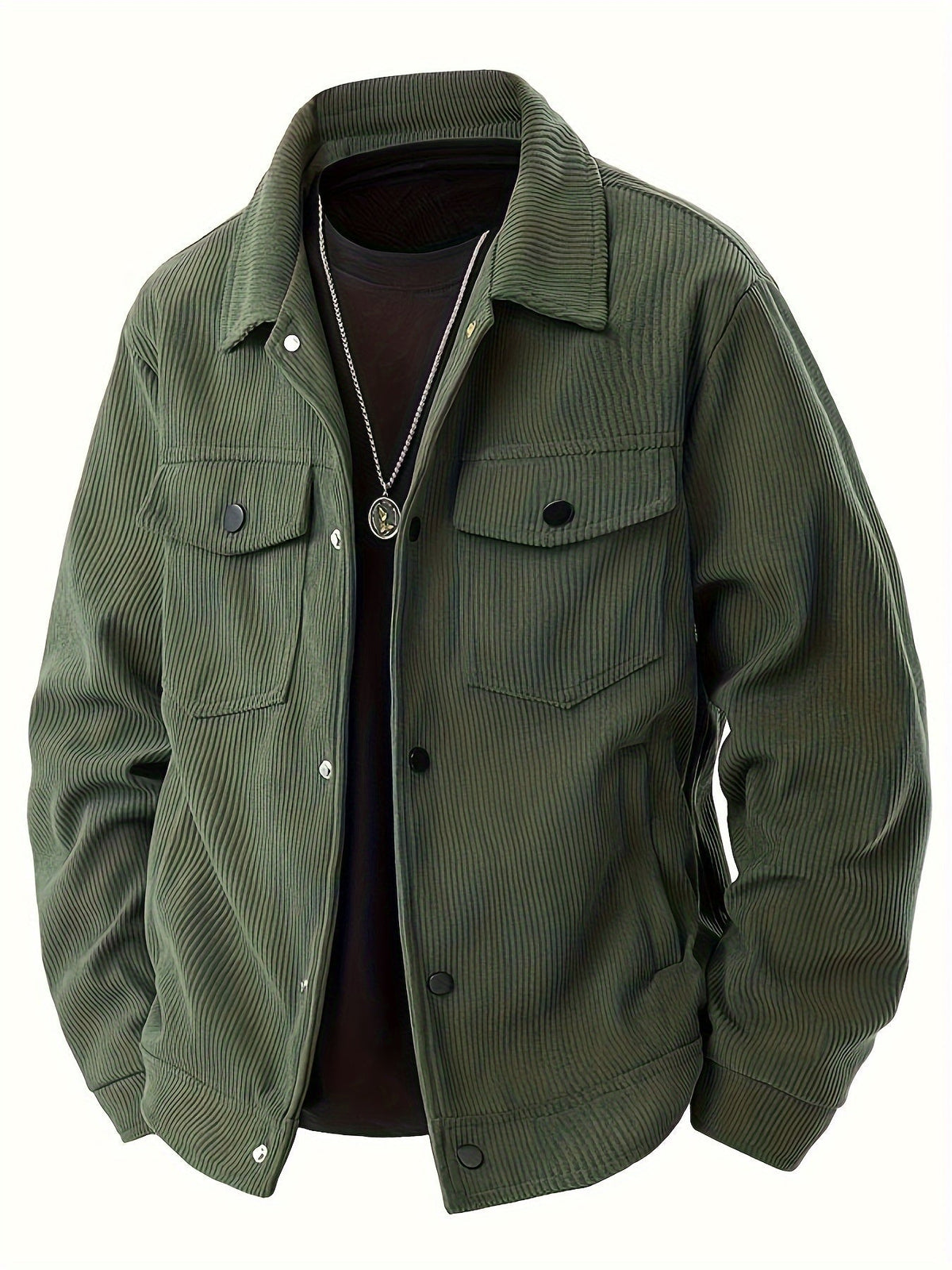 Herren-Overshirt mit Taschen – Produktansicht 3